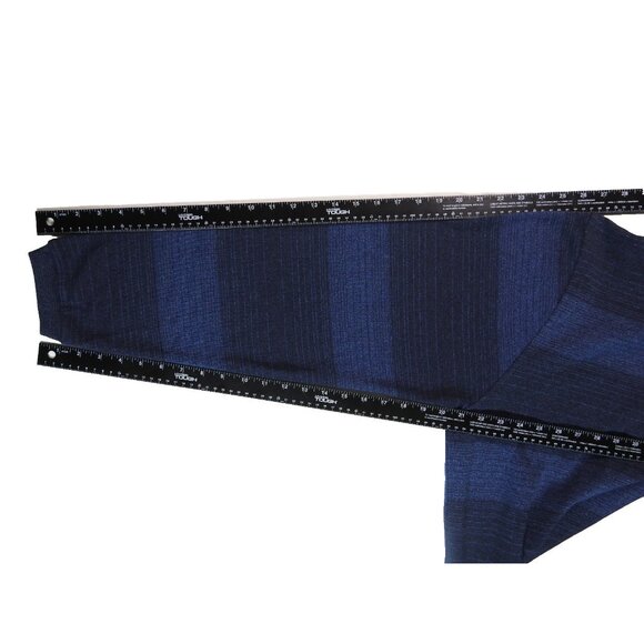 Geoffrey Beene Men’s Long Sleeve Polo Shirt Navy Blue Stripe Size XL NWT - Picture 7 of 7